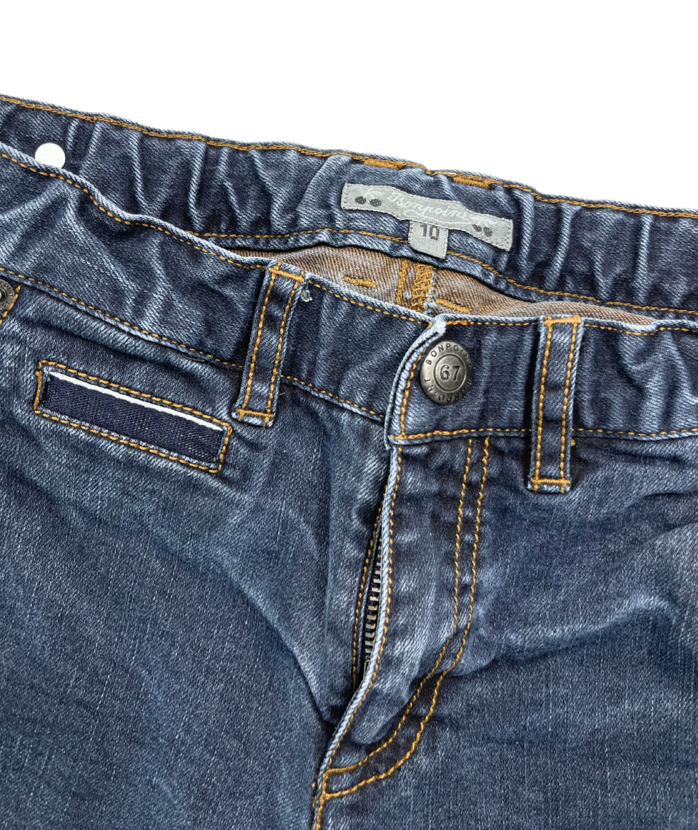 BONPOINT - Blue straight jeans - 10 years