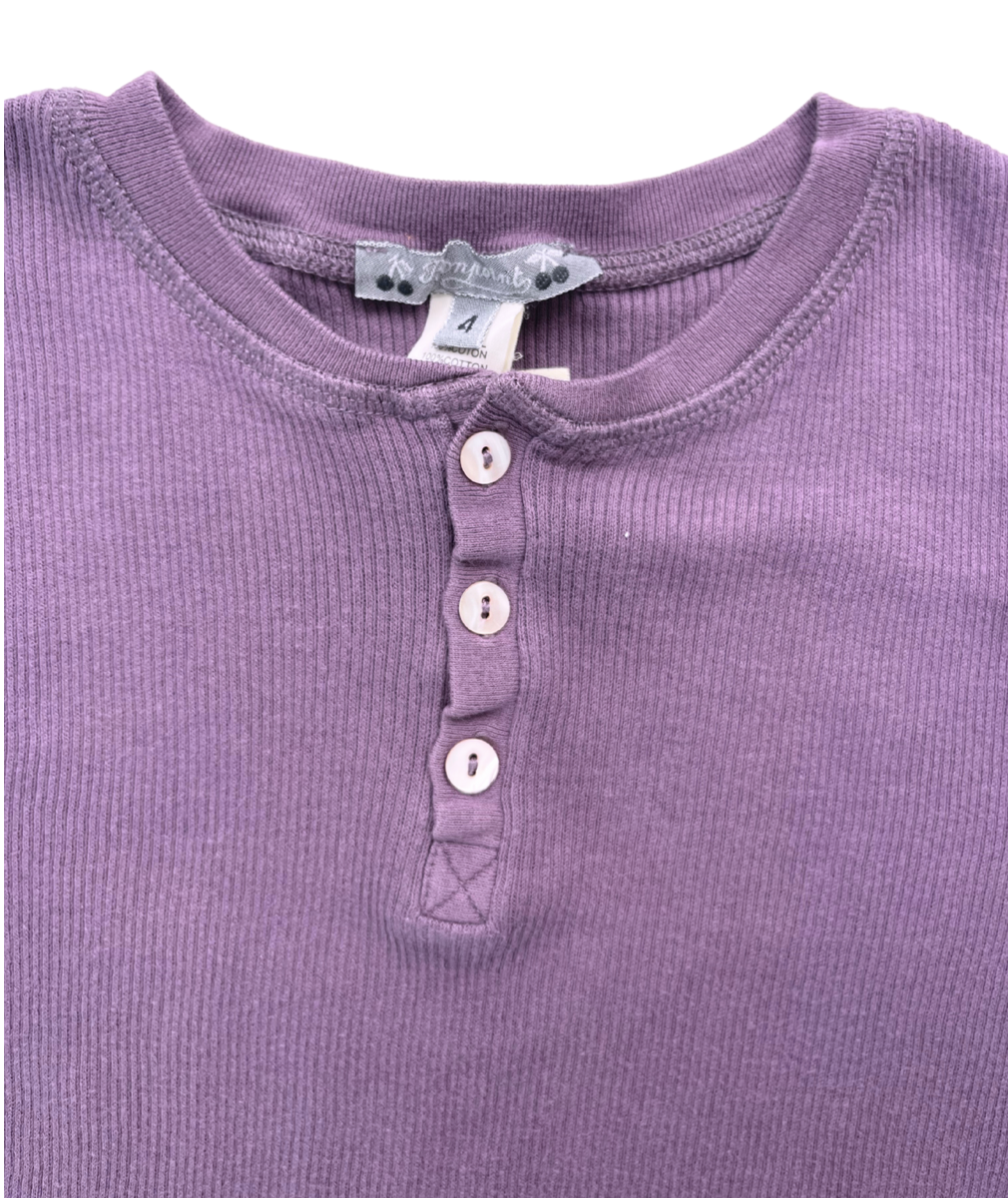 BONPOINT - Tee shirt en coton violet - 4 ans
