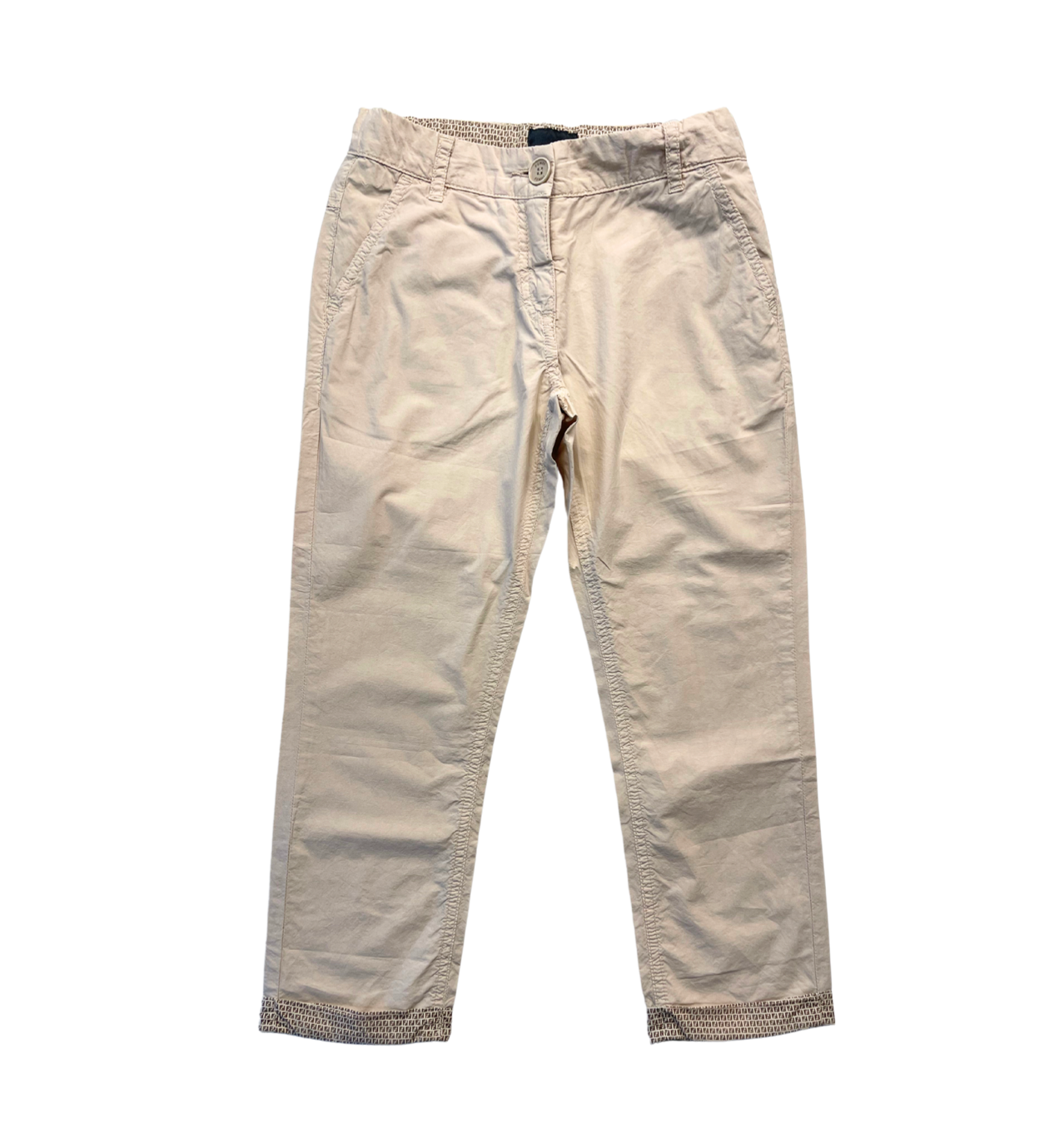 FENDI - Pantalon chino beige (neuf) -  6 ans