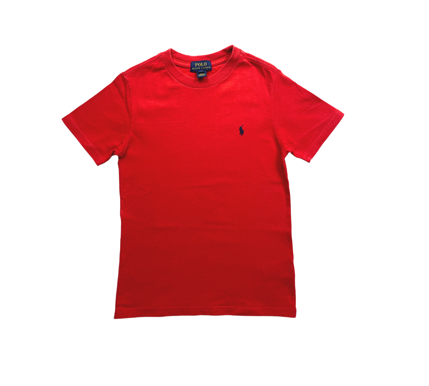 RALPH LAUREN - Tee shirt rouge - 7 ans