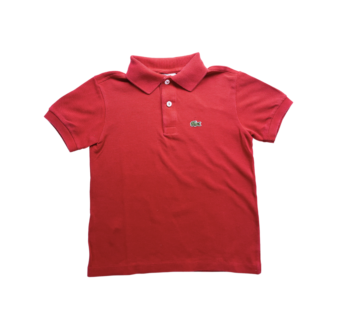 LACOSTE - Polo rouge - 8 ans