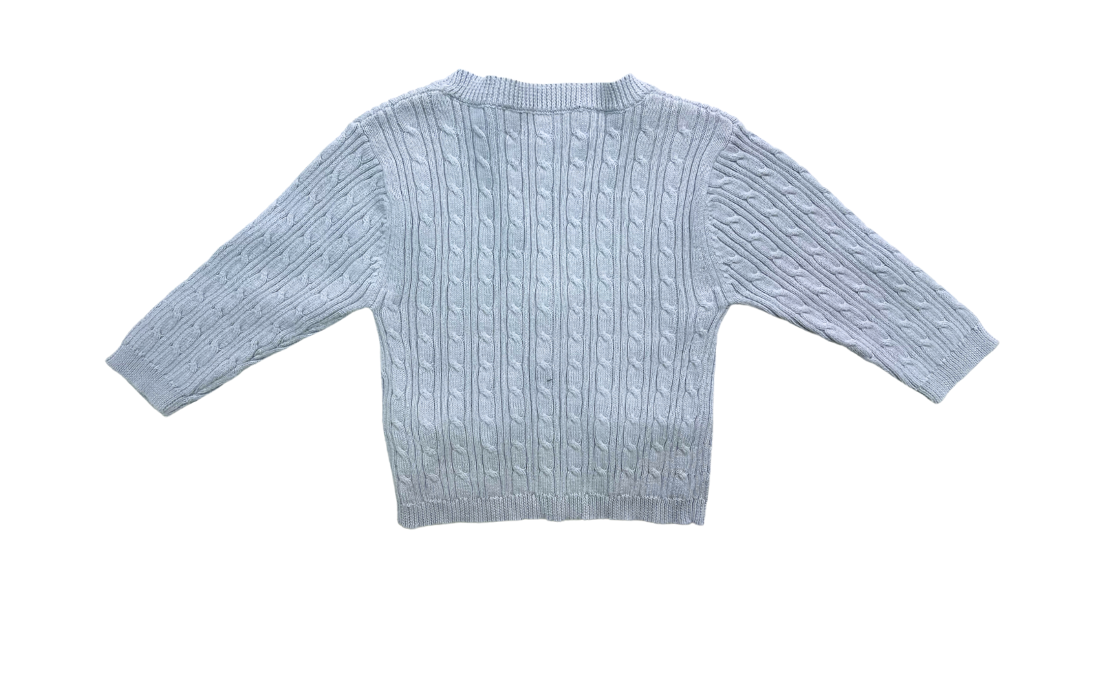 DIOR - Cardigan bleu en coton - 3 mois