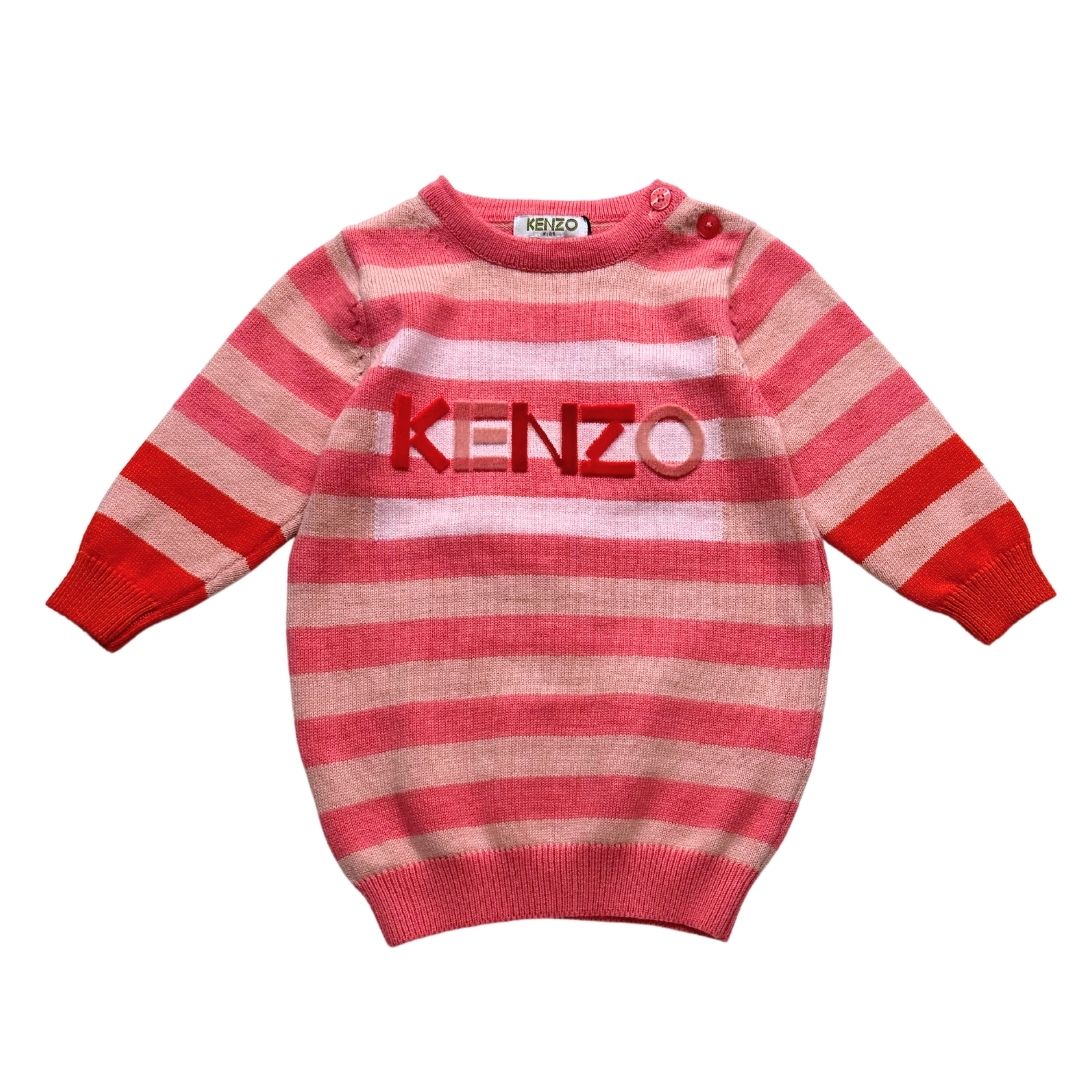 Kenzo - Pull à rayures rose neuf - 6 mois