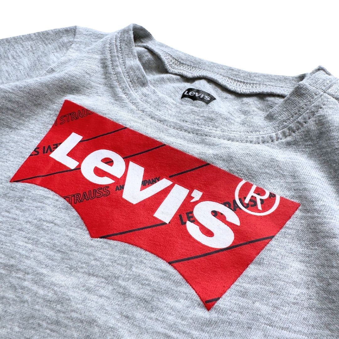 LEVI'S - T-shirt gris avec logo "Levi's" - 9 mois