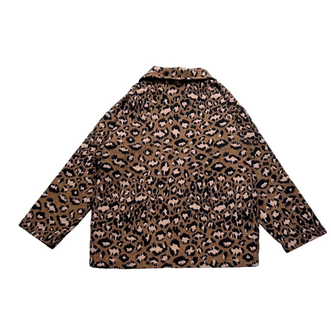 TOCOTO VINTAGE - Manteau léopard marron et noir - 6 ans