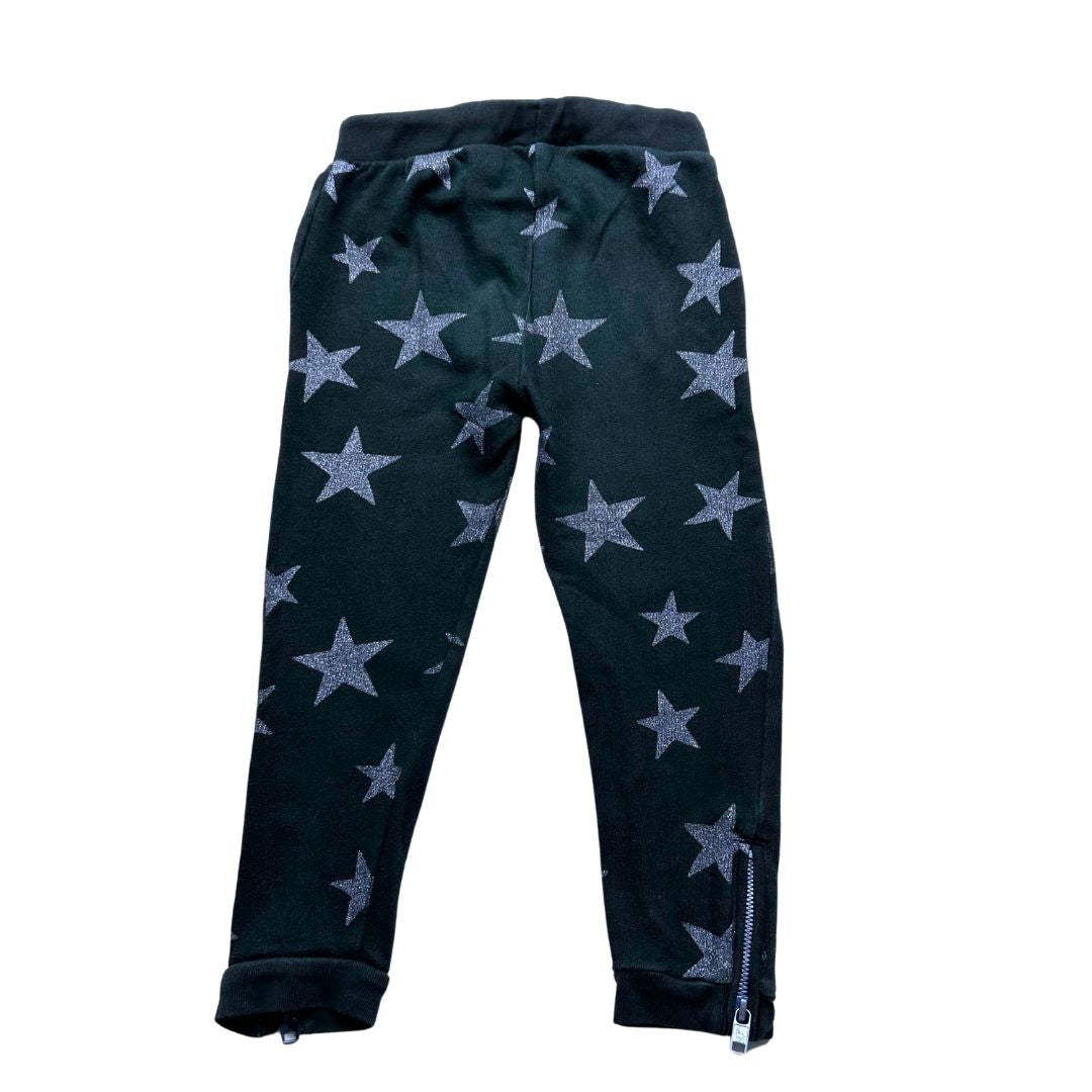 STELLA MCCARTNEY - Jogging noir avec étoiles à paillettes - 4 ans
