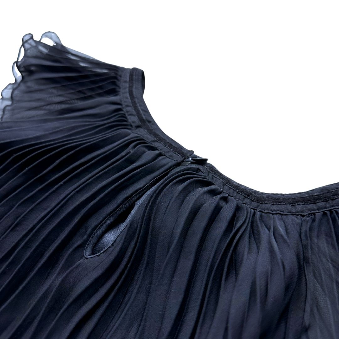 REPETTO - Robe noire plissée - 8 ans