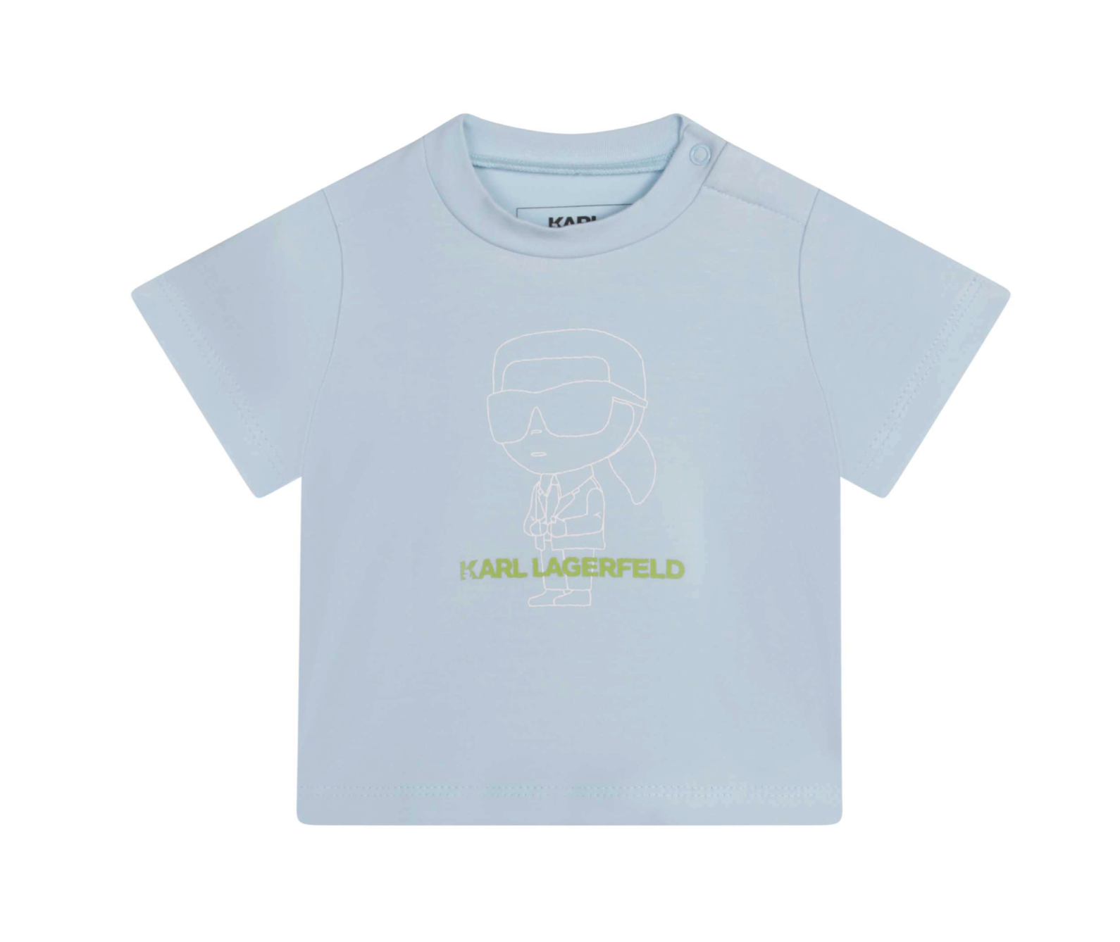 KARL LAGERFELD - T-shirt bleu - 18 mois