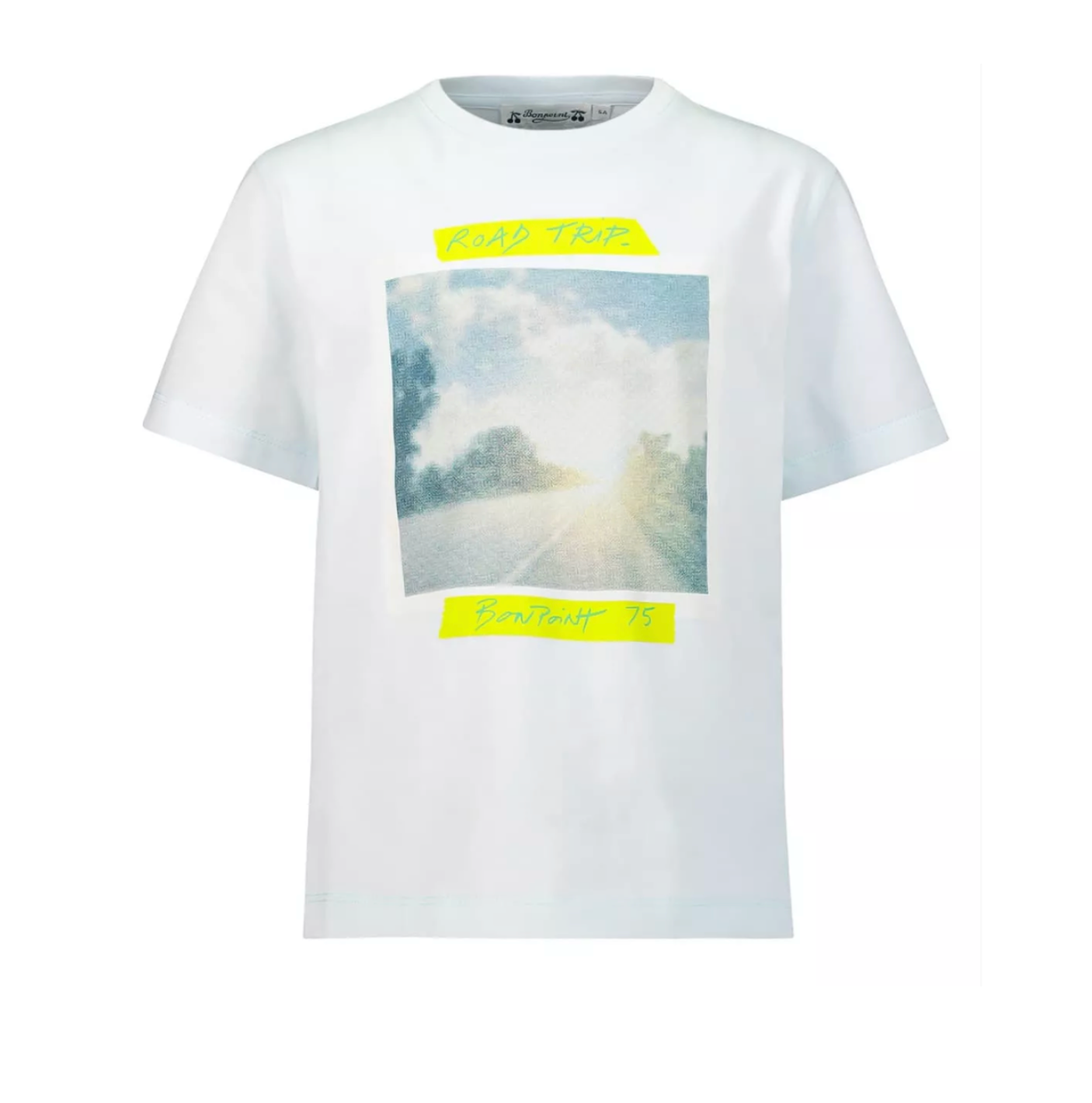 BONPOINT - T shirt blanc « Road Trip » - 6 ans