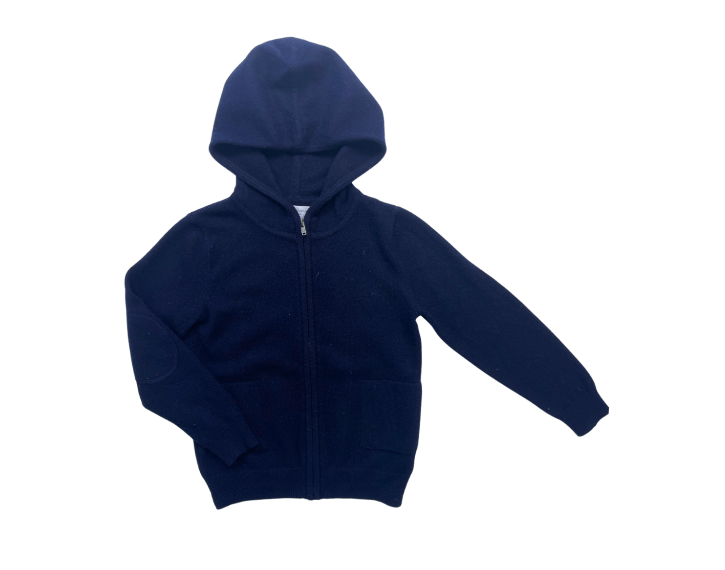 ERIC BOMPARD - Hoodie bleu marine en cachemire - 6 ans