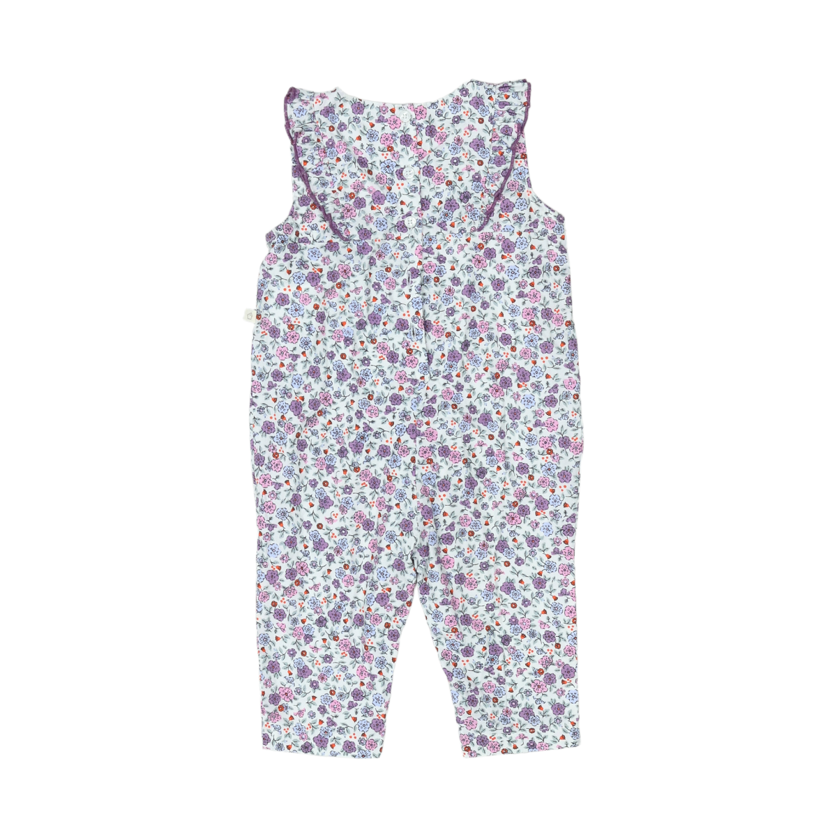 CADET ROUSSELLE - COMBINAISON - BLANC, VIOLET - 12 MOIS