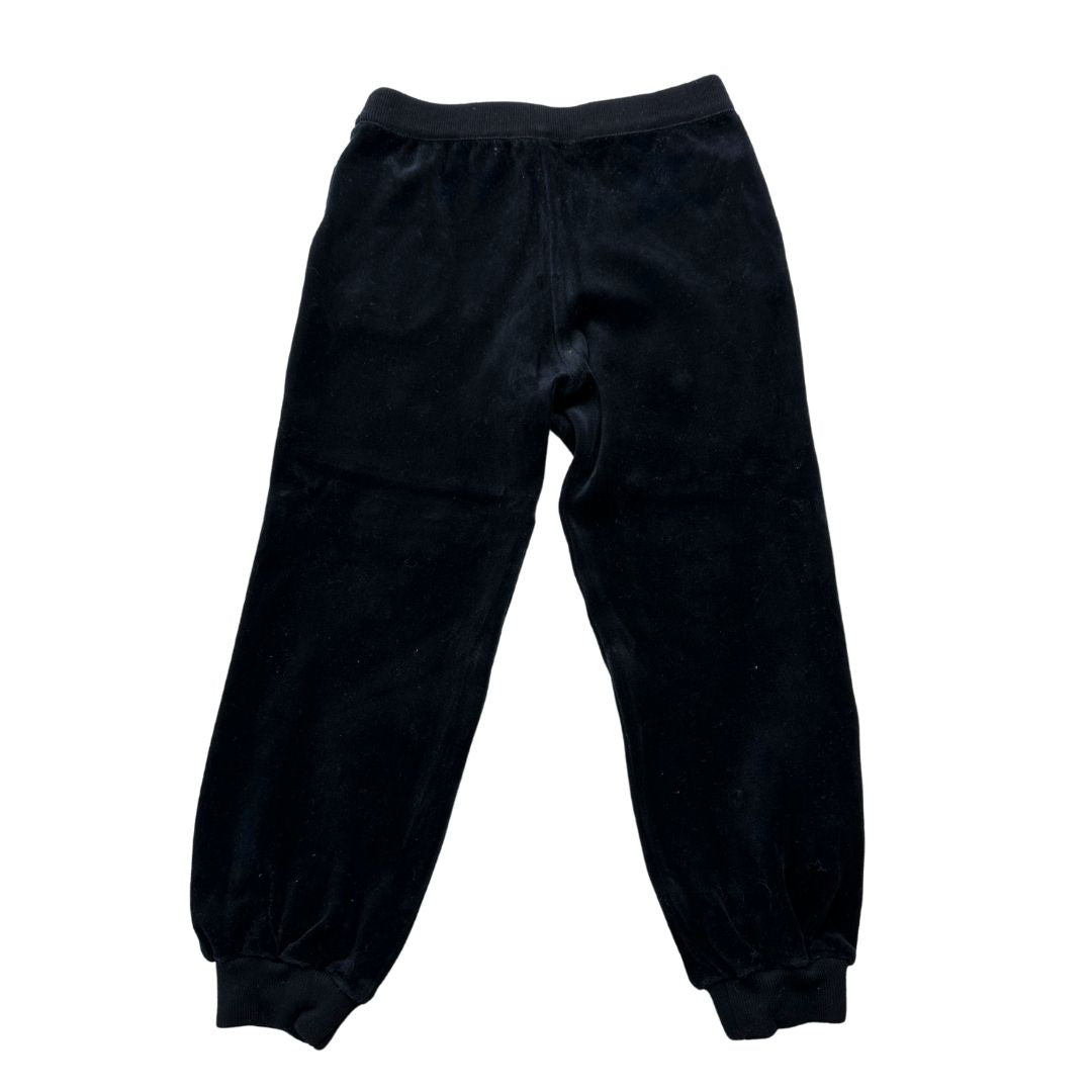 SONIA RYKIEL - Jogging noir à strasses en velours - 4 ans