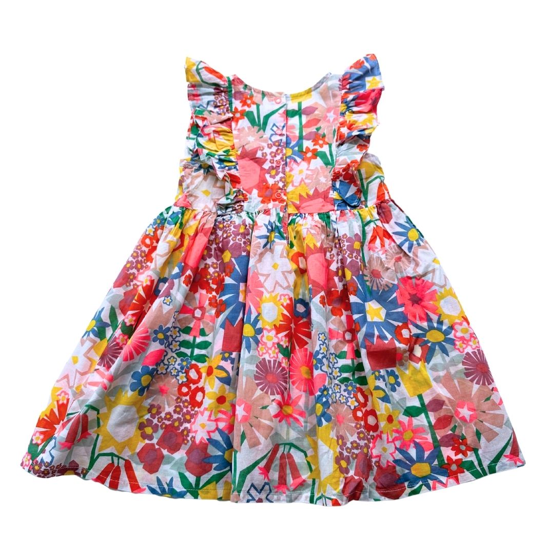 STELLA MCCARTNEY - Robe multicolore à fleurs - 3 ans