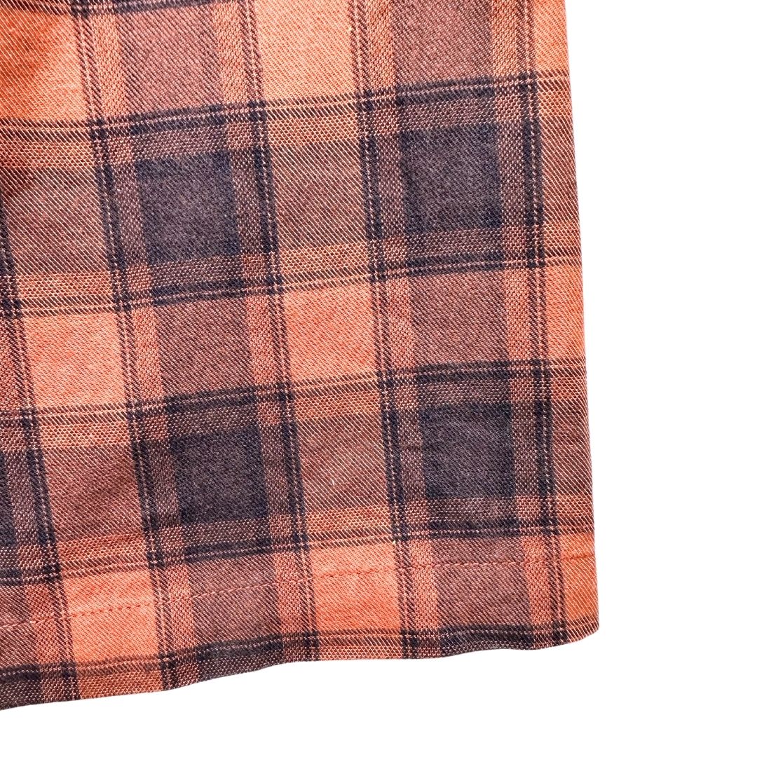 ZHOE & TOBIAH - Robe marron et noire à carreaux - 8 ans