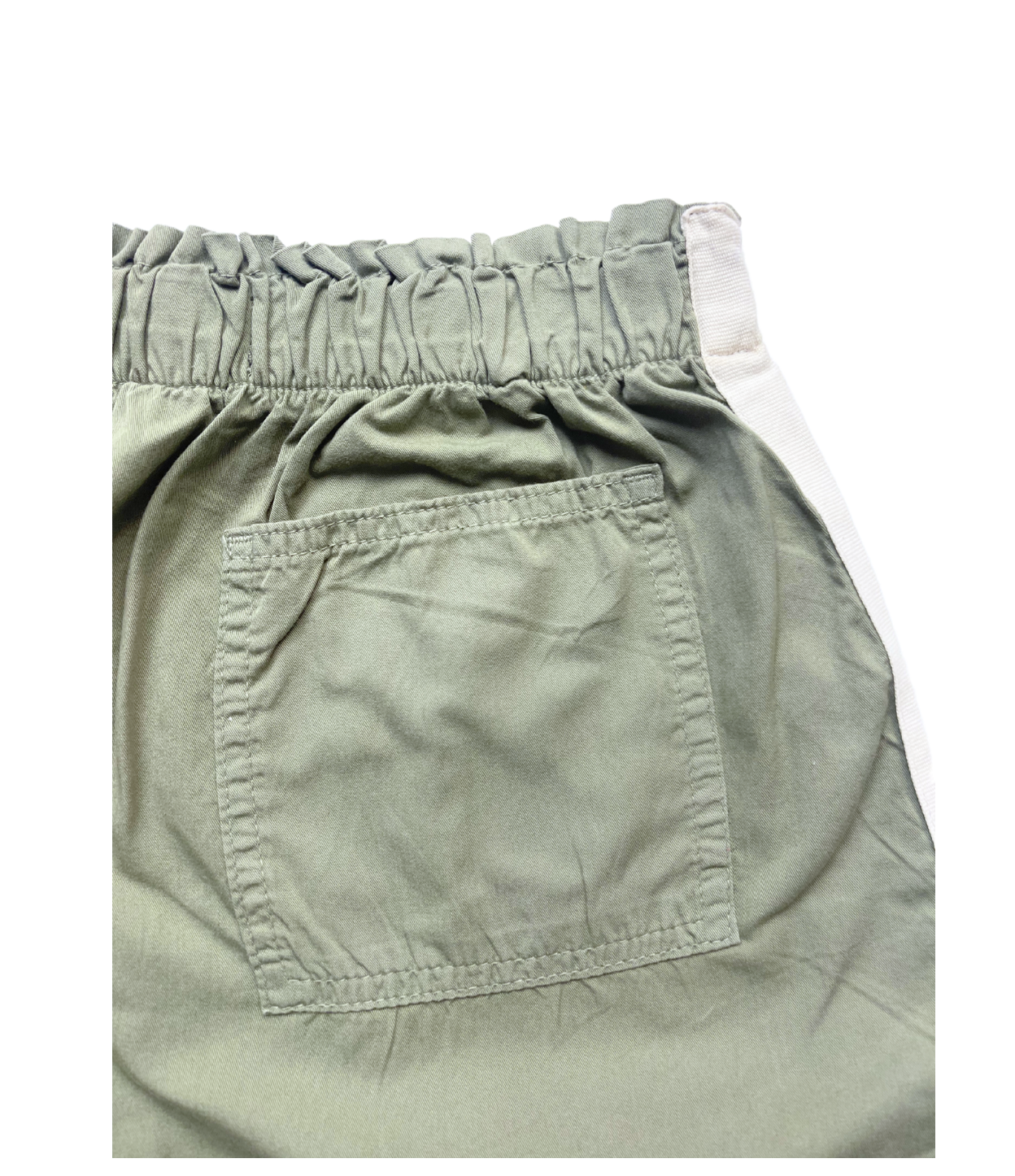 AO76 - Jupe mi-longue kaki - 10 ans