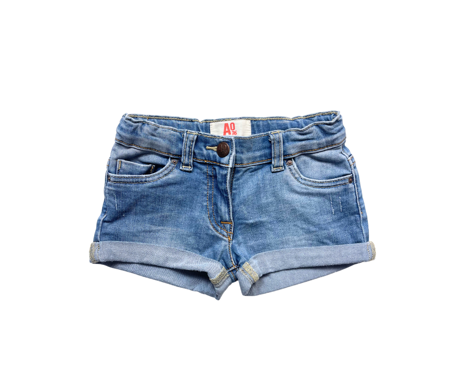 AO76 - Short en jean bleu - 4 ans