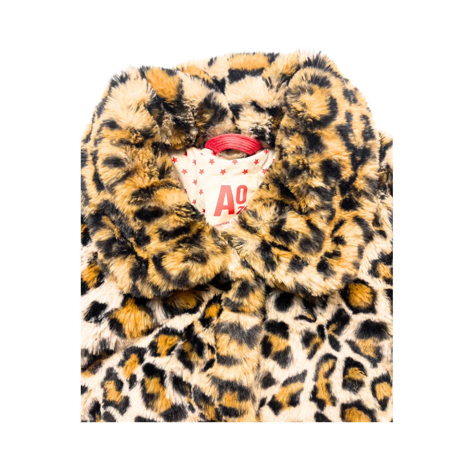 AO76 - Manteau fausse fourrure léopard - 12 ans