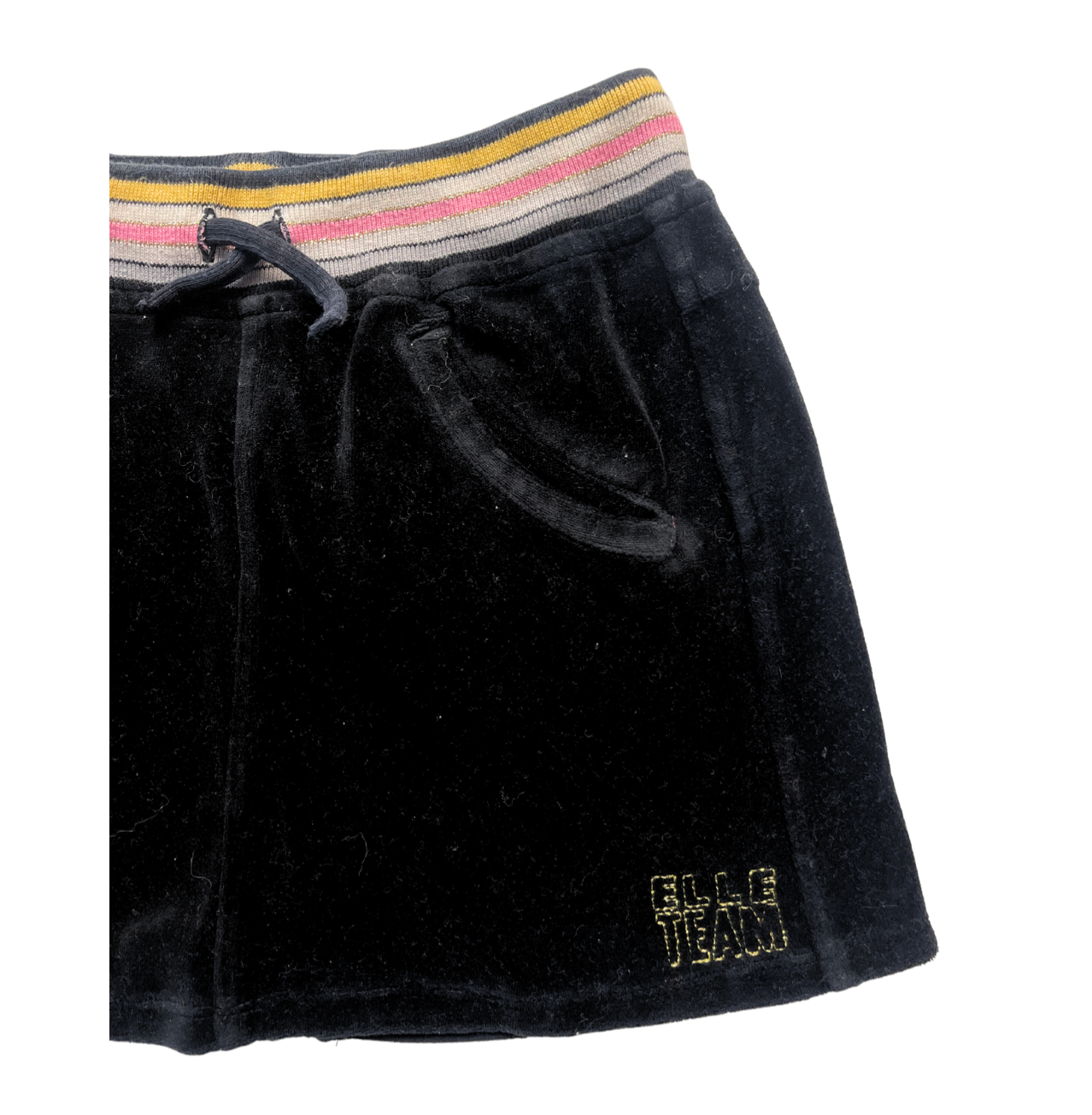 ELLE - Black velvet skirt - 8 years