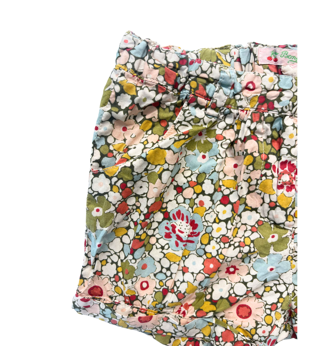 BONPOINT - Short multicolore à fleurs - 2 ans