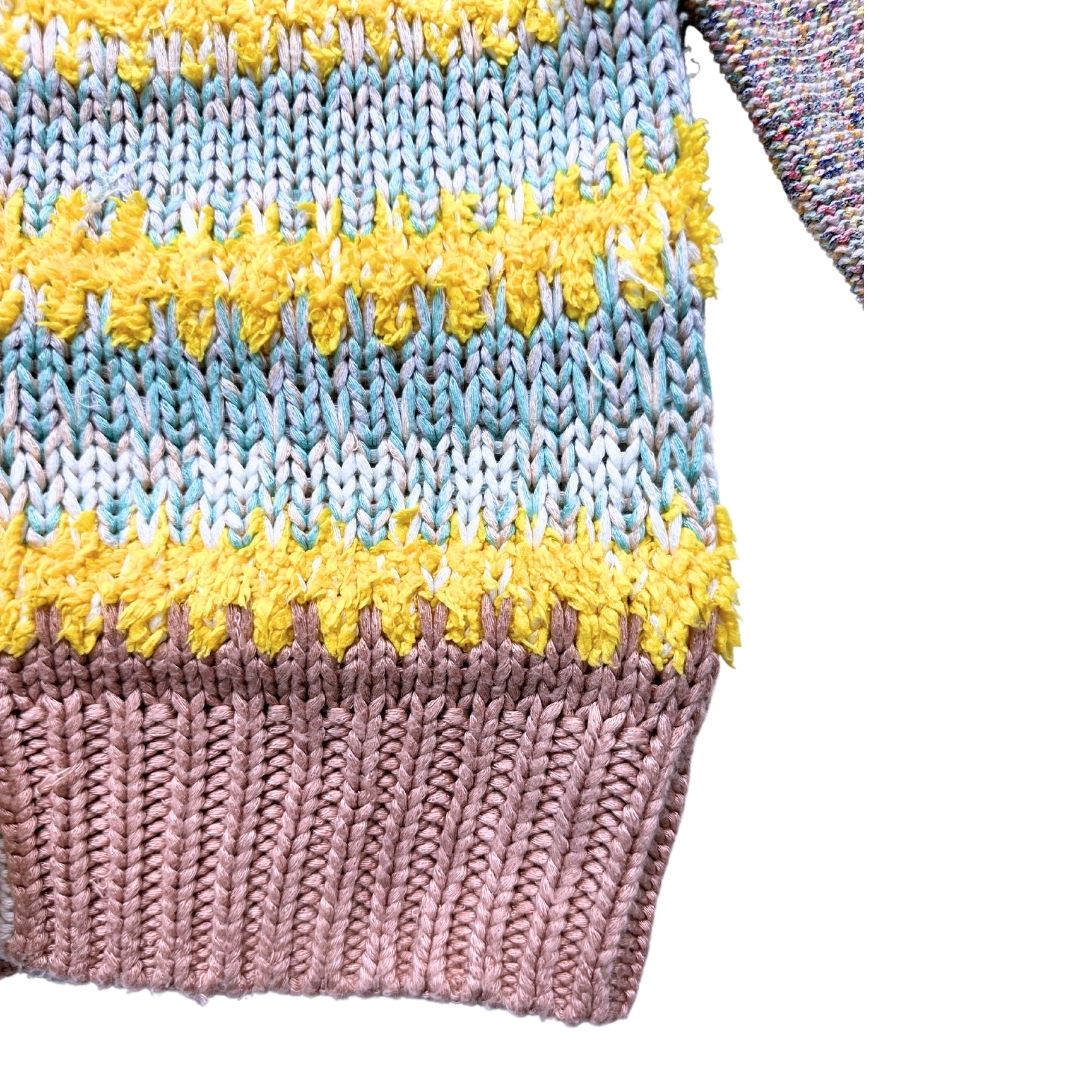 STELLA MCCARTNEY - Cardigan effet tricot multicolor - 6 ans