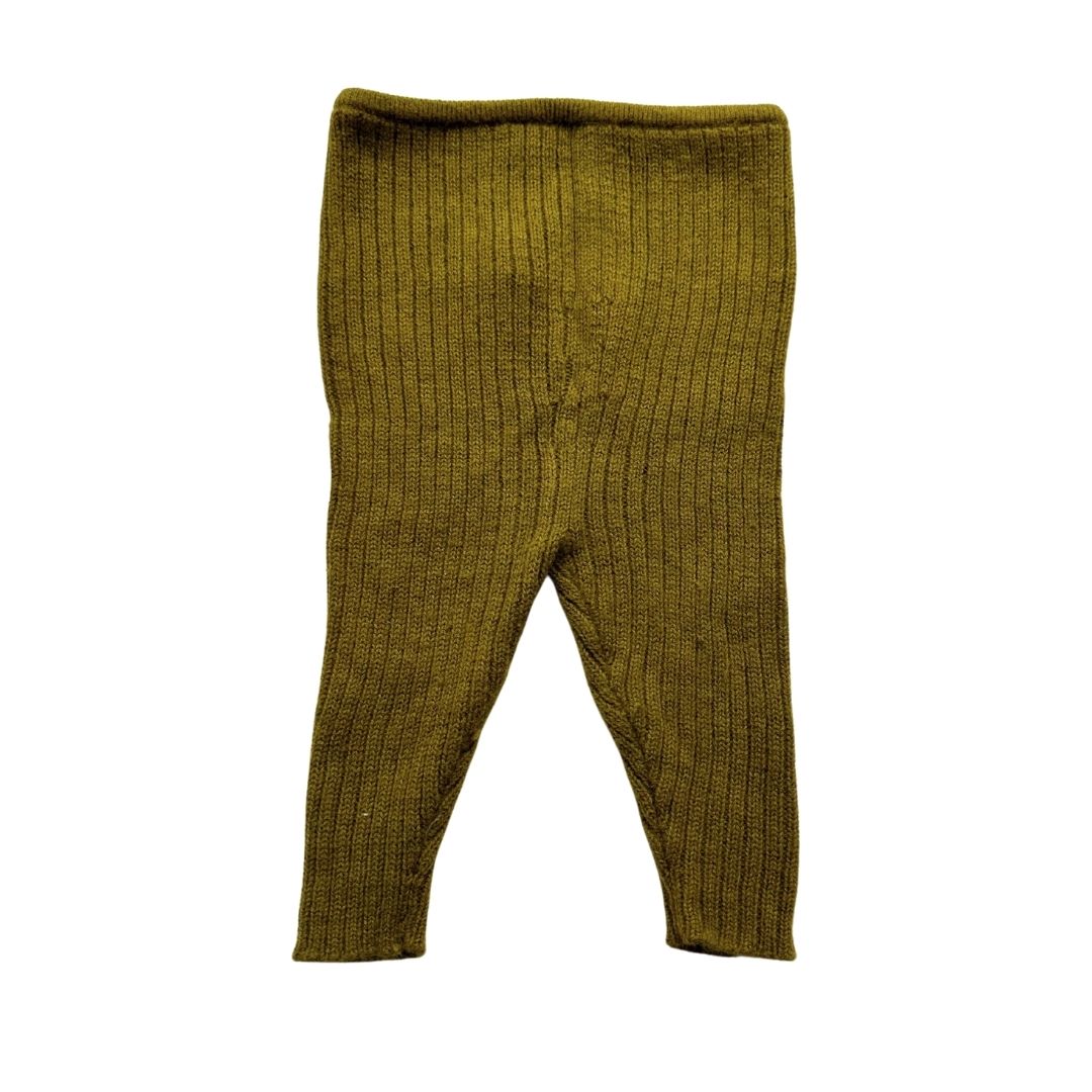 BONPOINT - Legging vert en laine et angora - 3 ans
