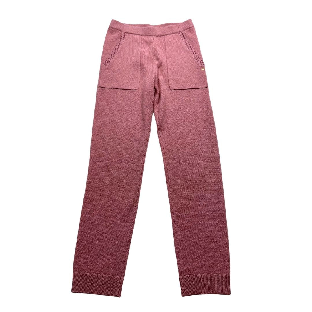 BONPOINT - Pantalon rose en cachemire - 12 ans