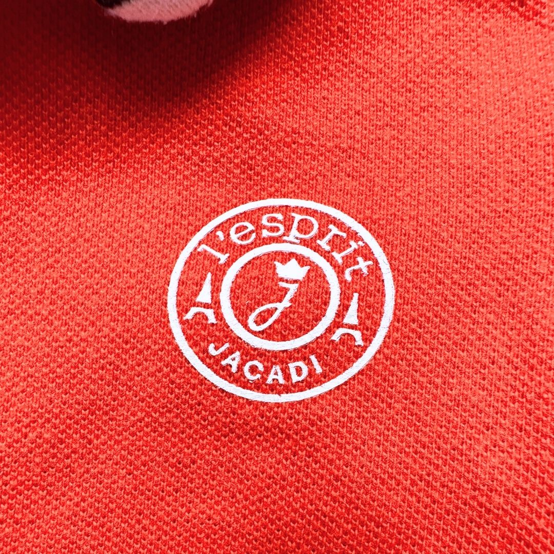 JACADI - Polo à manches longues rouge - 18 mois
