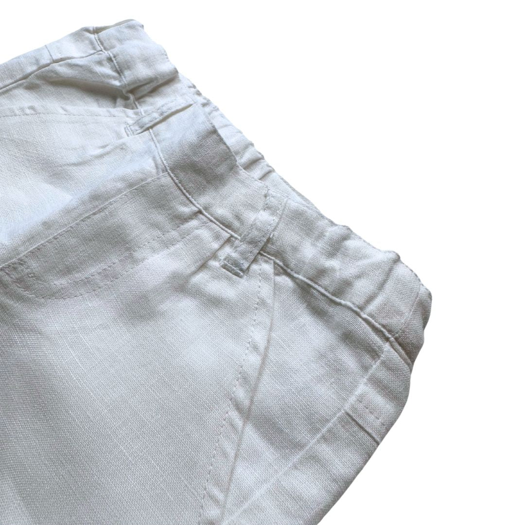 TARTINE & CHOCOLAT - Pantalon blanc et lin - 18 mois