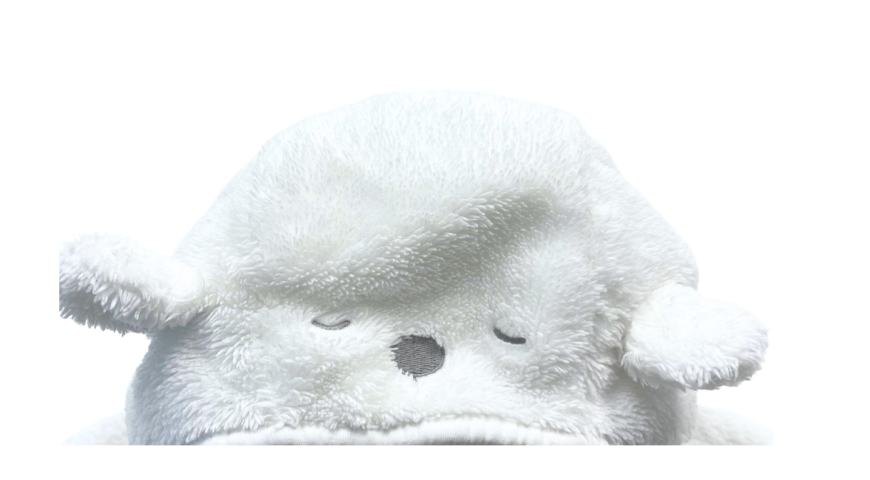 THE LITTLE WHITE COMPANY - Barboteuse en molleton blanche - 9/12 mois