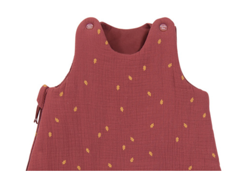 MOULIN ROTY - Gigoteuse terracotta en gaz de coton - 12/18 mois