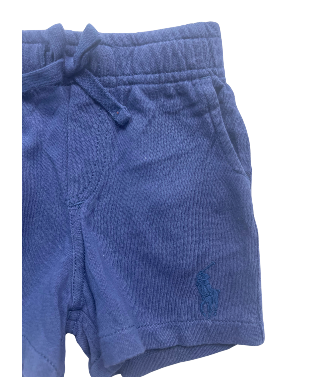 RALPH LAUREN - Short en coton bleu marine - 6 mois