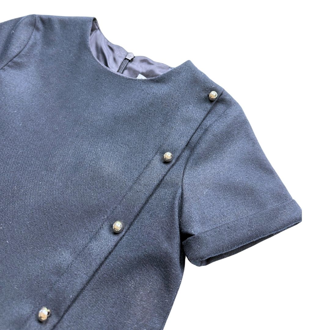 TARTINE & CHOCOLAT - Robe bleu marine avec détails (neuve) - 5 ans