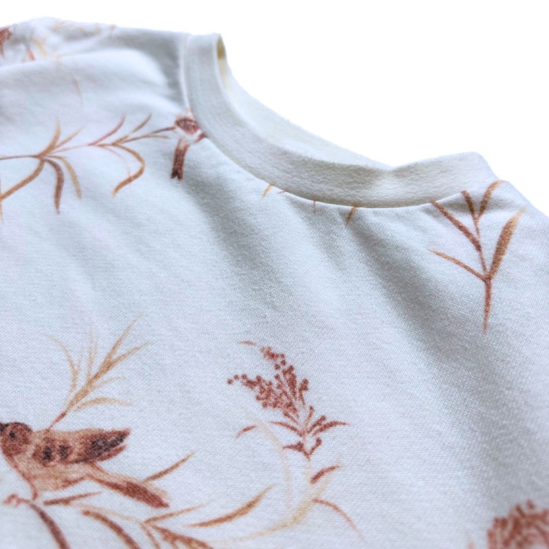 Cyrillus - white sweatshirt with prints - 16 years