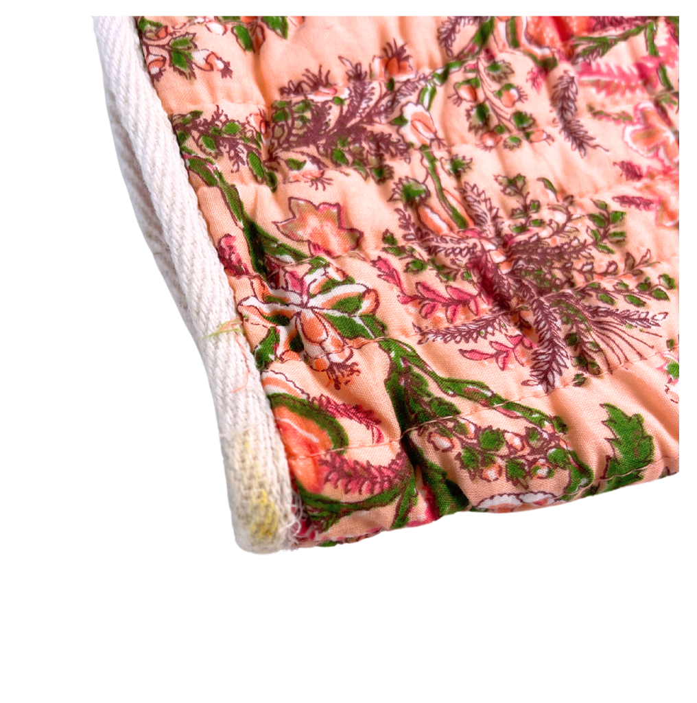 LA REDOUTE X LOUISE MISHA - Veste kimono matelassé rose à fleurs - 8 ans