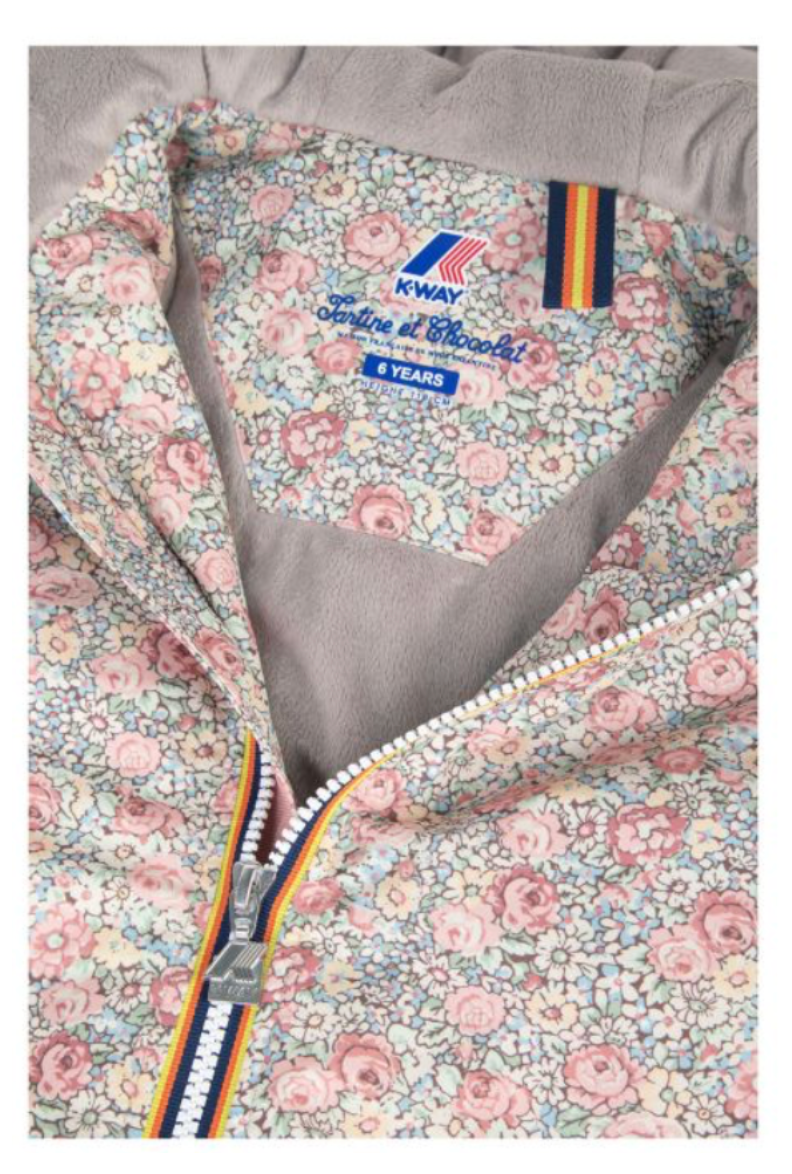 KWAY X TARTINE & CHOCOLAT - Blouson à fleurs - 8 ans