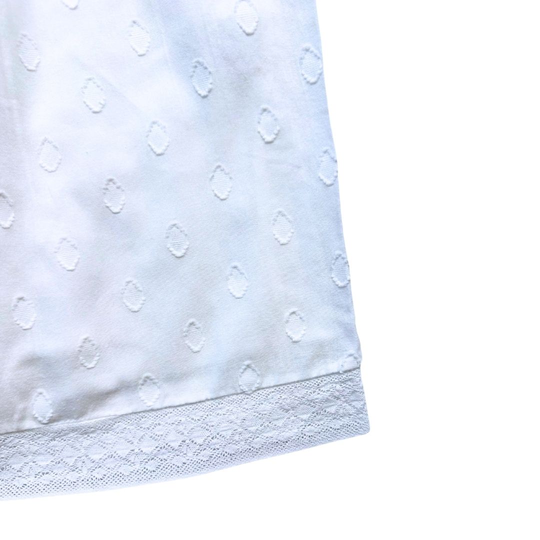 BONPOINT - Robe blanche avec détails - 4 ans