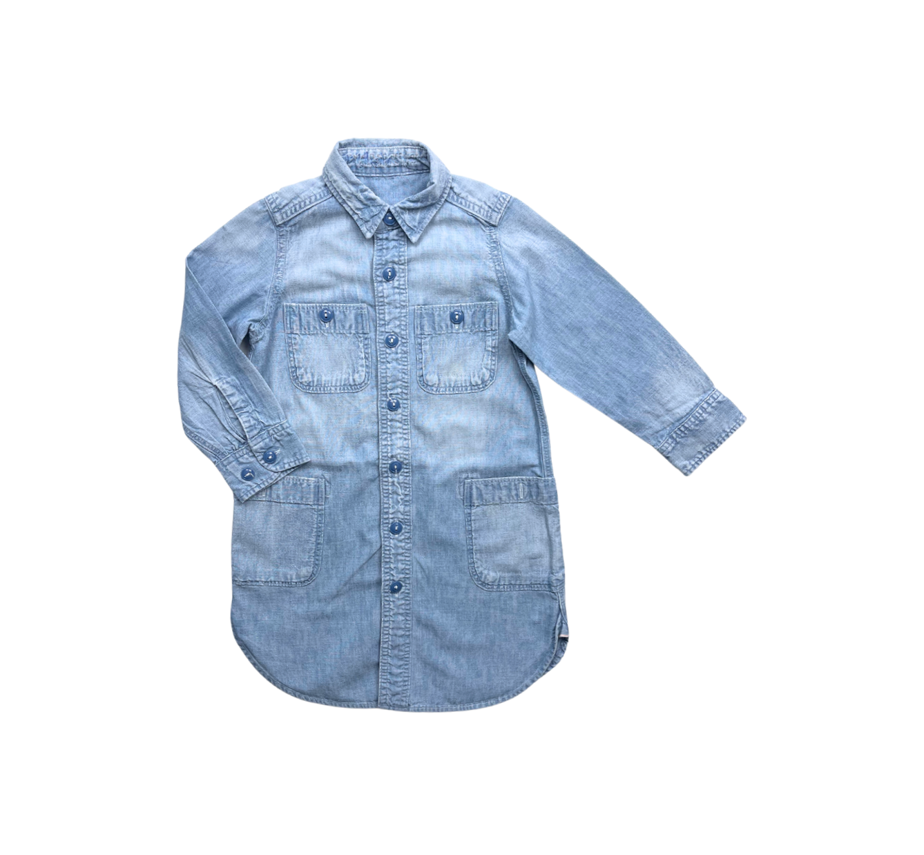 FITH - Robe en denim bleu claire - 4 ans