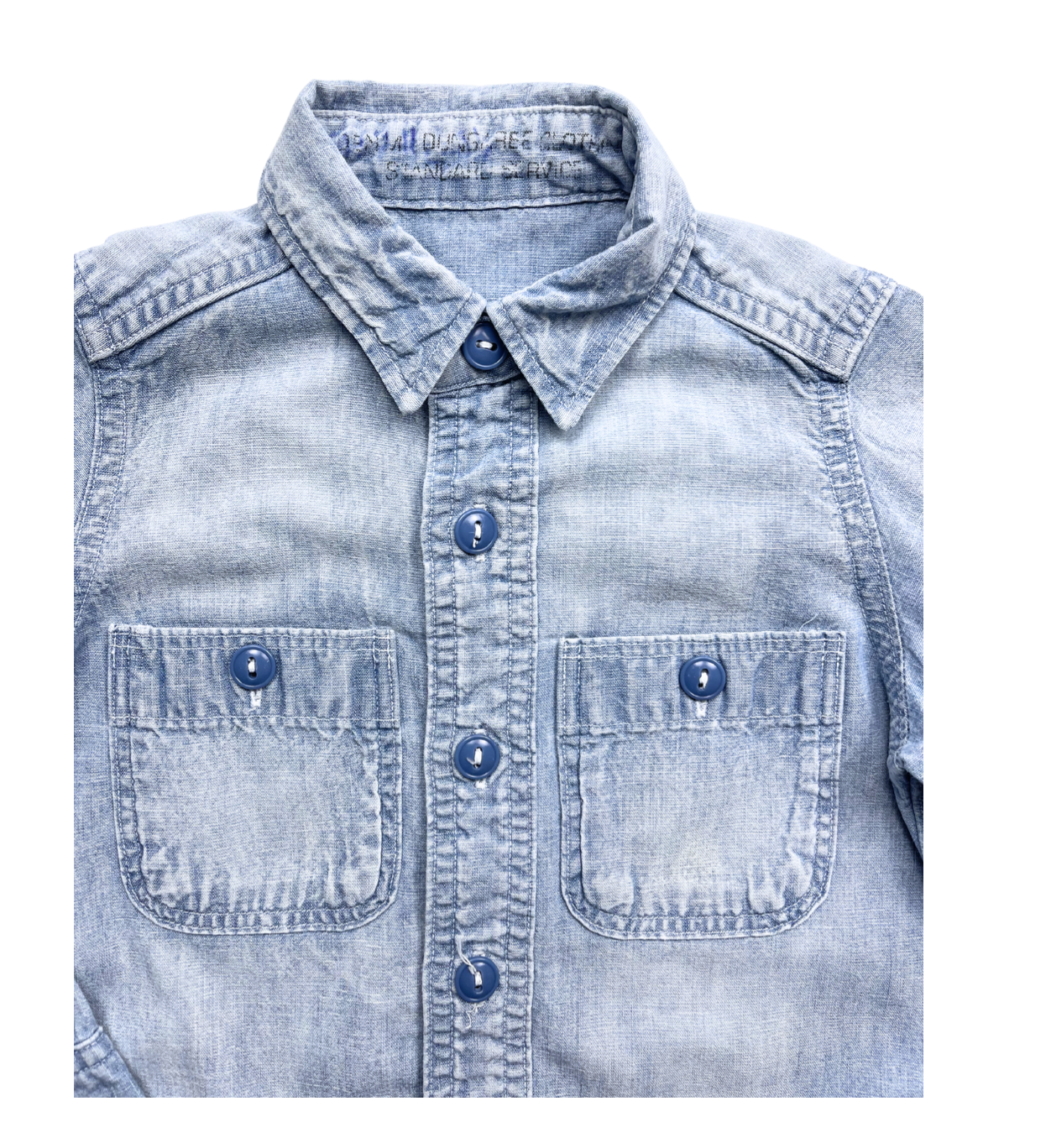 FITH - Robe en denim bleu claire - 4 ans
