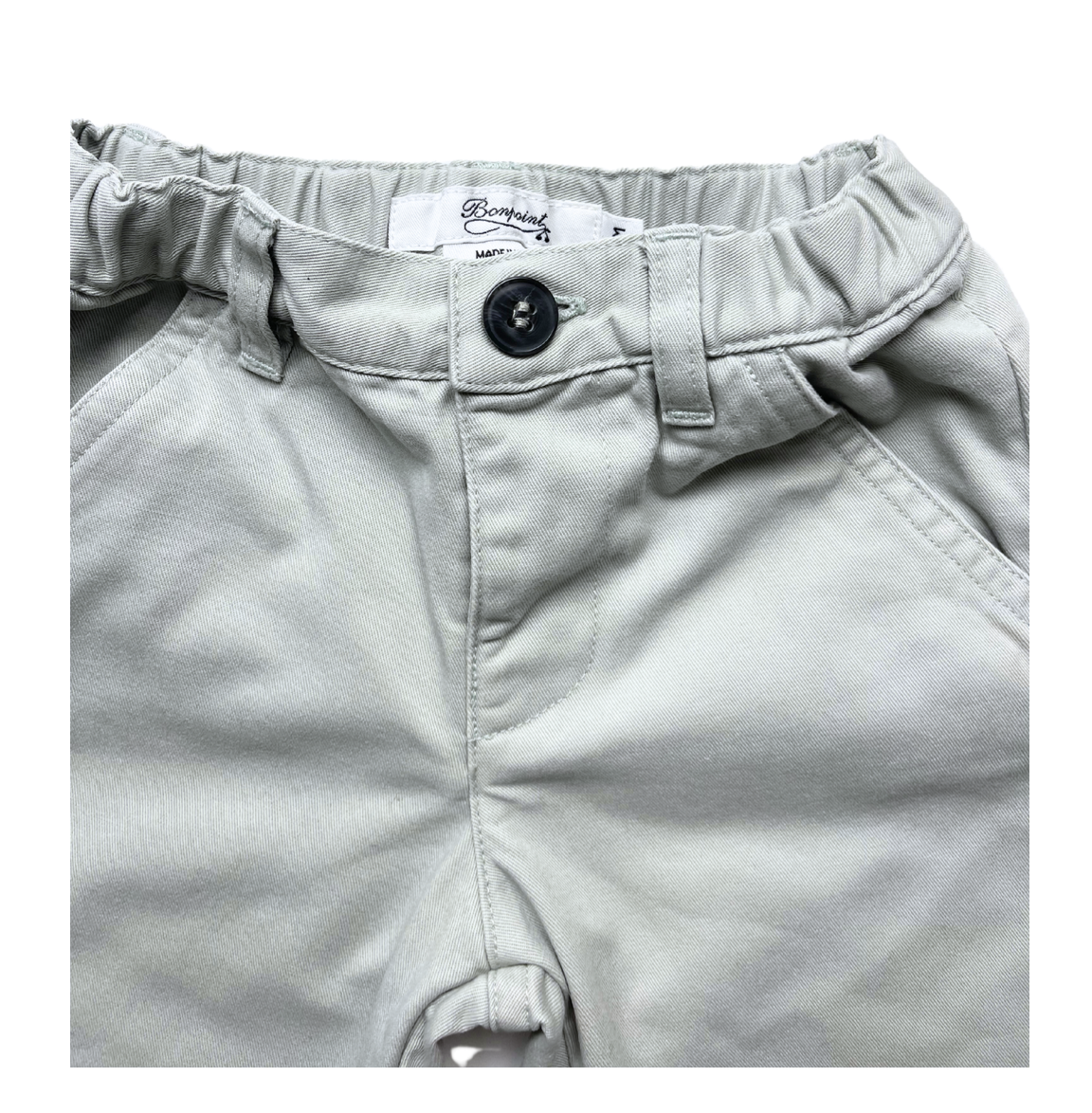 BONPOINT - Pantalon vert clair - 12 mois