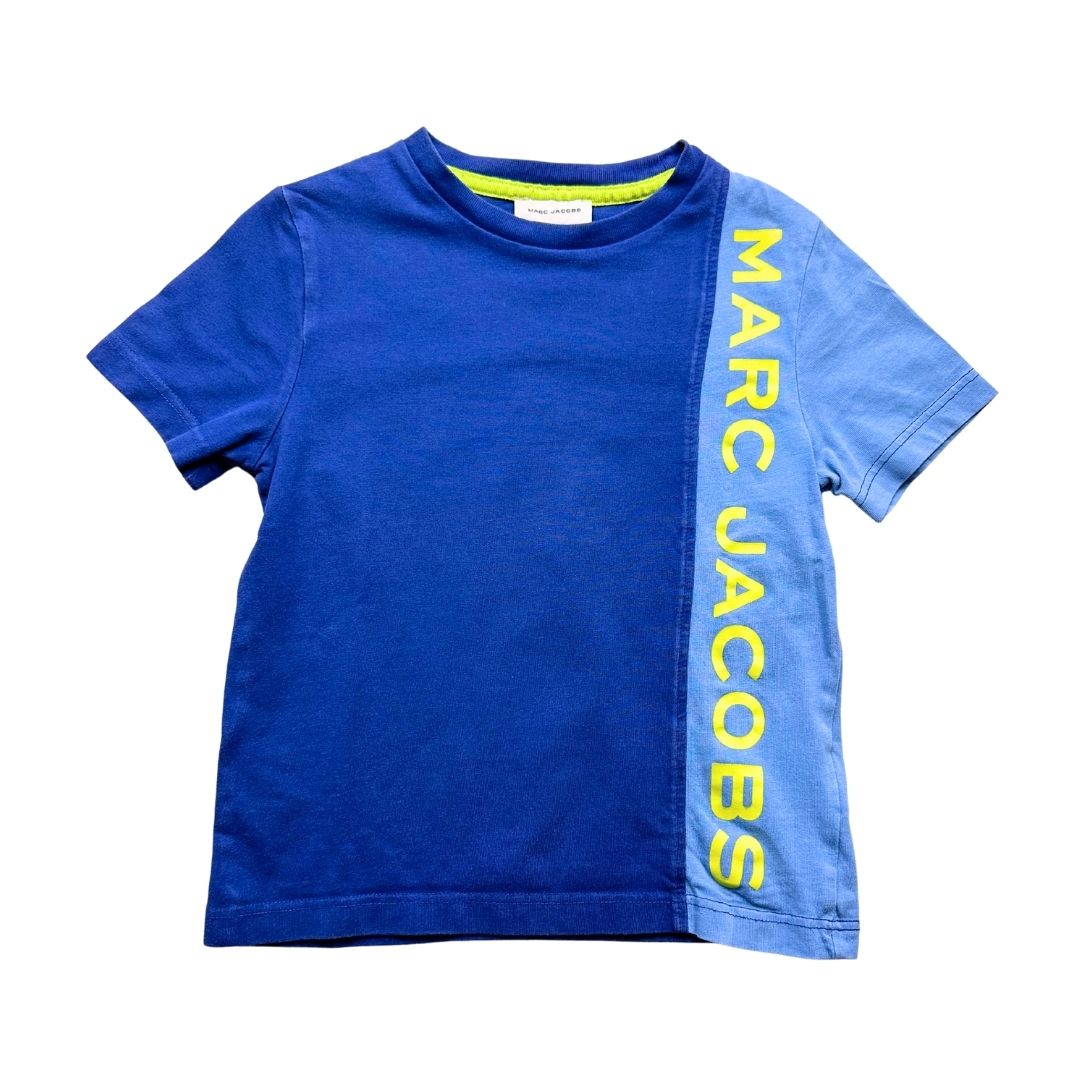 MARC JACOBS - T-shirt bleu et vert - 6 ans