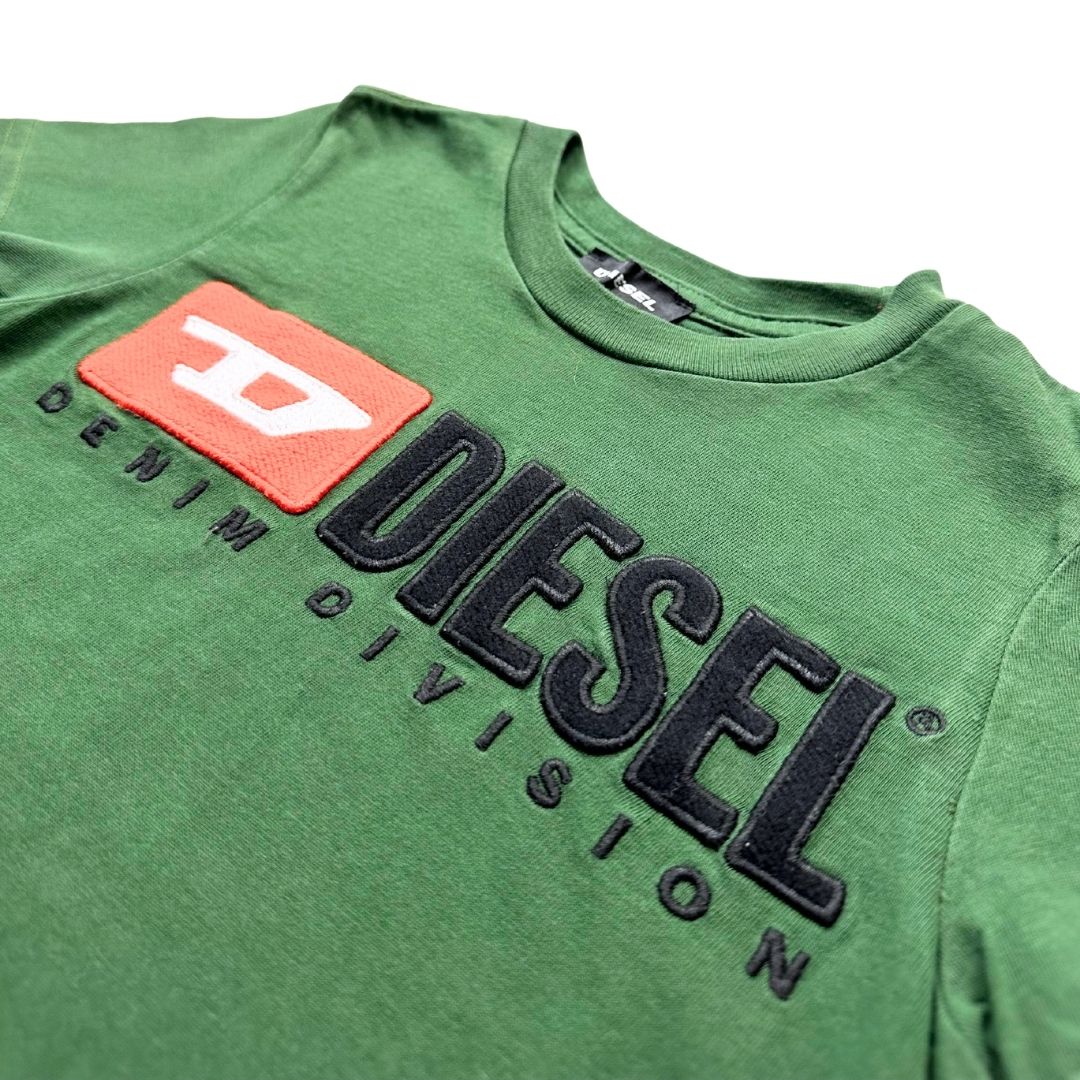 DIESEL - T-shirt vert avec imprimé - 4 ans