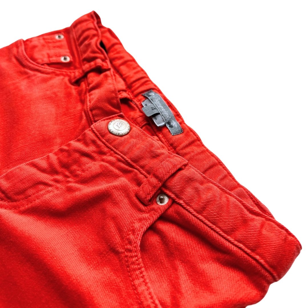 BONPOINT - Short en jean rouge - 4 ans