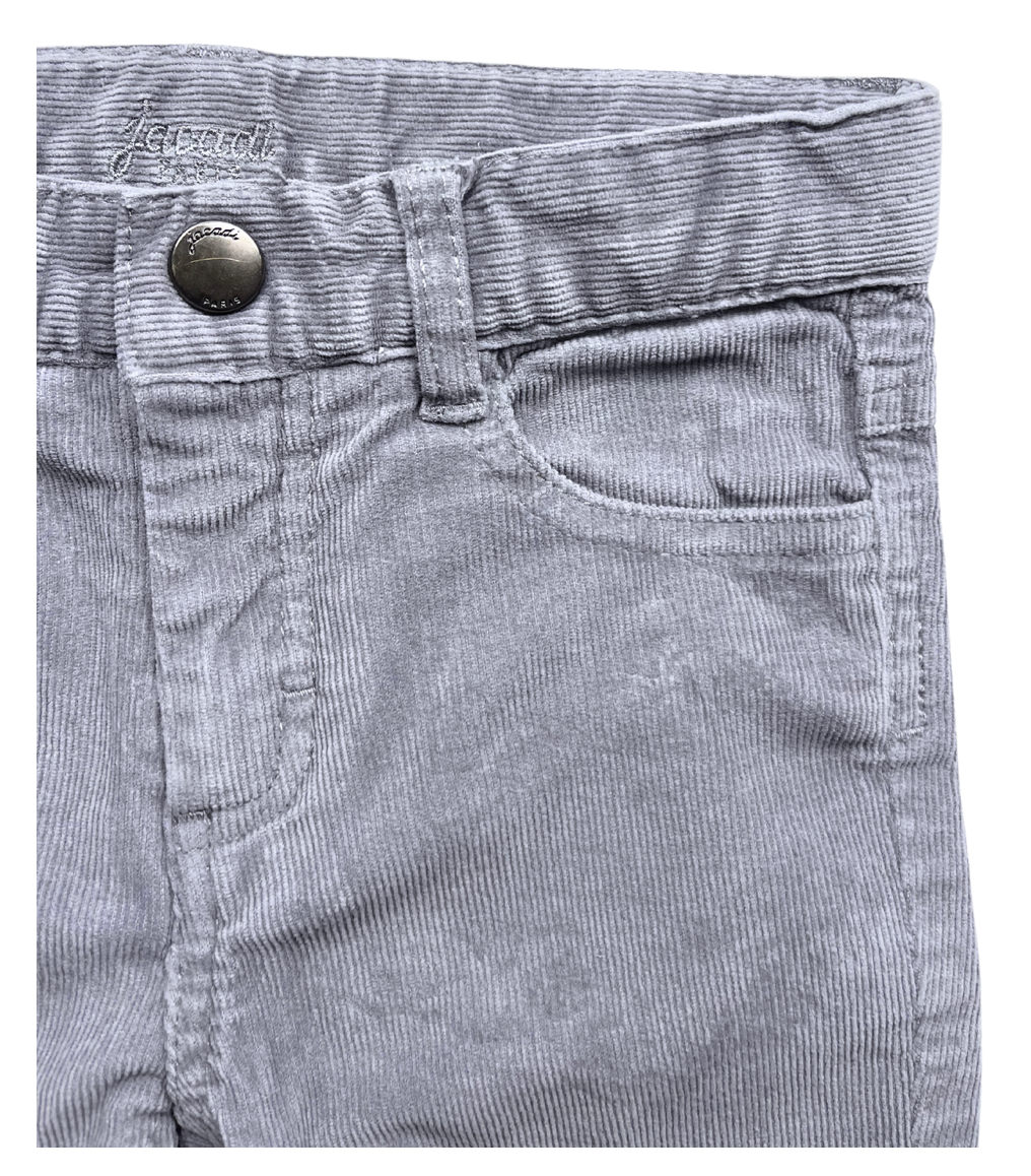 JACADI - Pantalon en velours gris - 2 ans