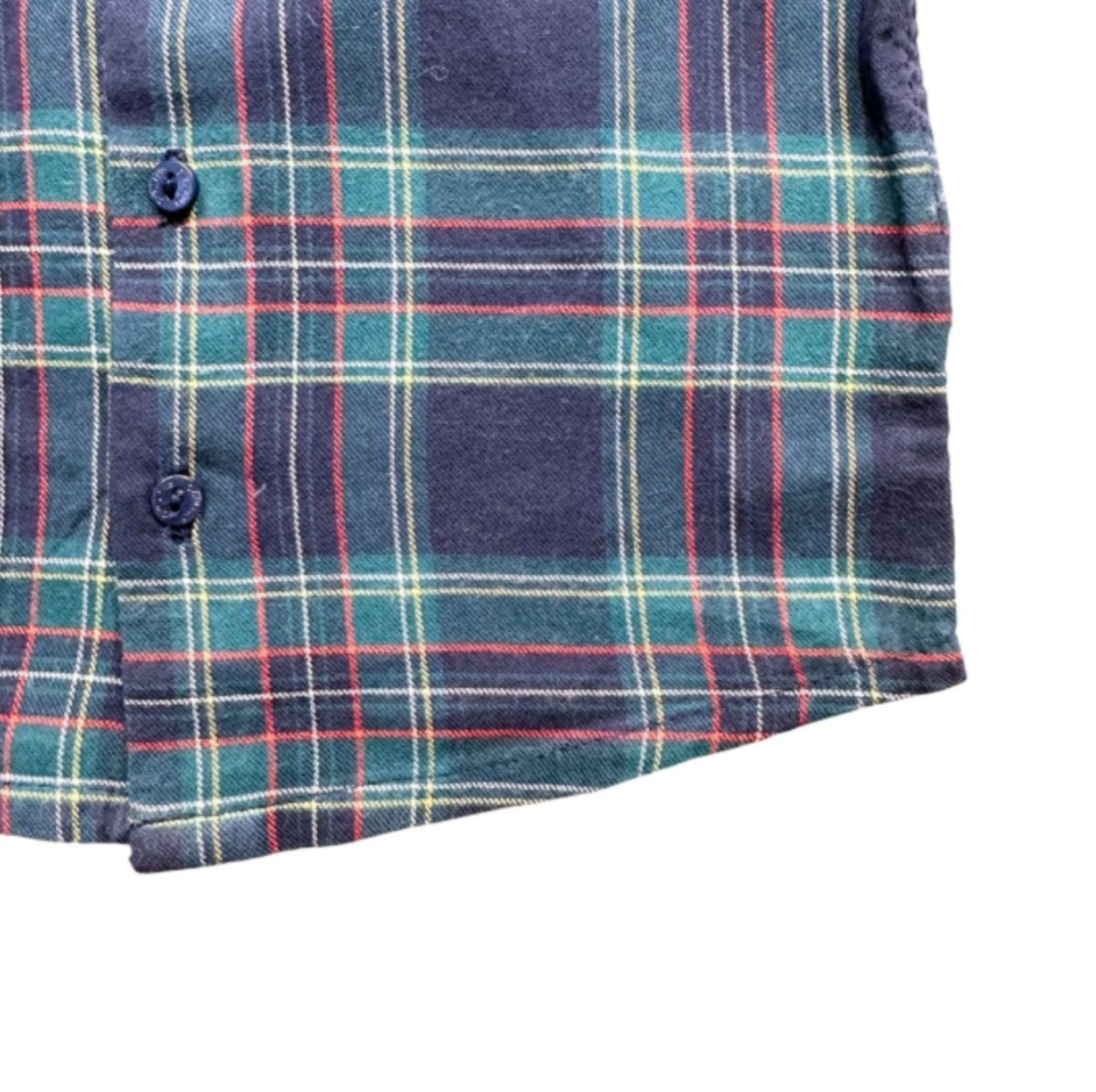 CYRILLUS - Blue and green checked shirt - 6 months