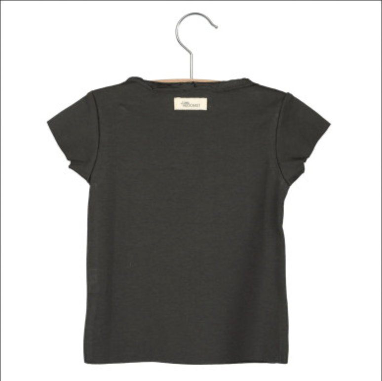 LITTLE HEDONIST - T-shirt léger noir neuf