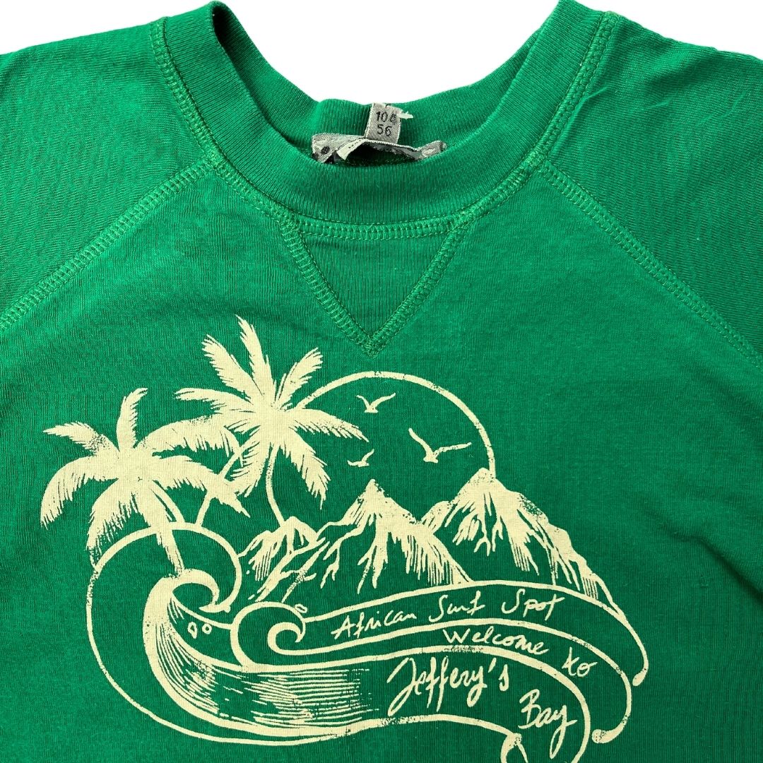 BONPOINT - T shirt vert imprimé « African surf spot » - 4 ans