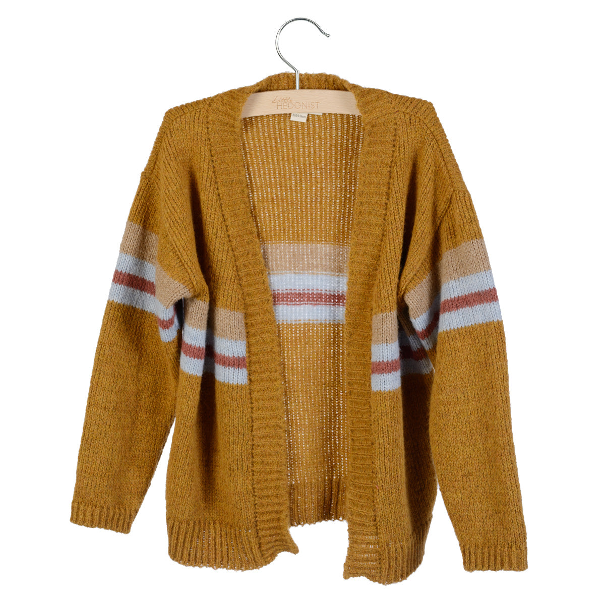 LITTLE HEDONIST - Cardigan en laine marron neuf