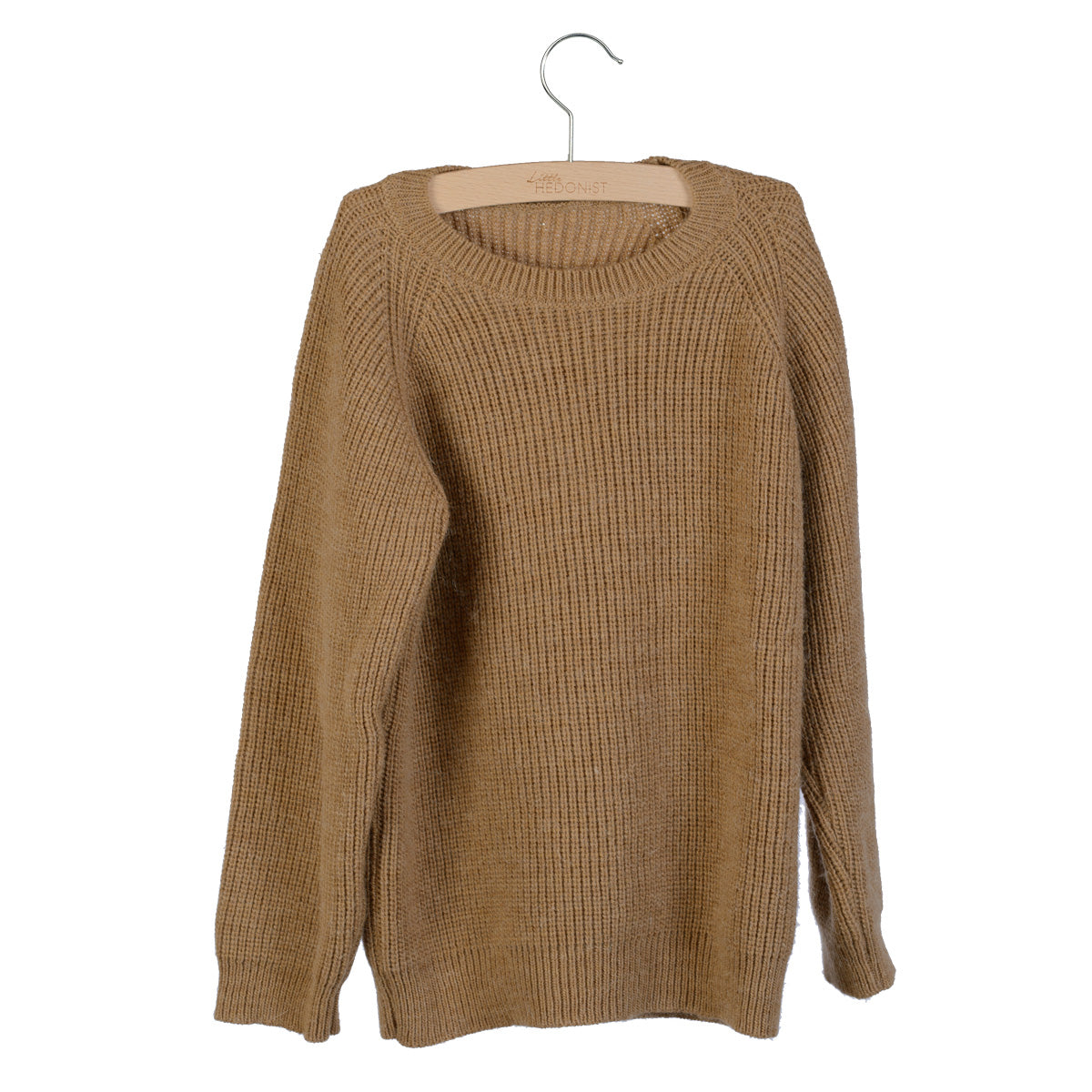 LITTLE HEDONIST - Pull en tricot marron neuf - 5 ans