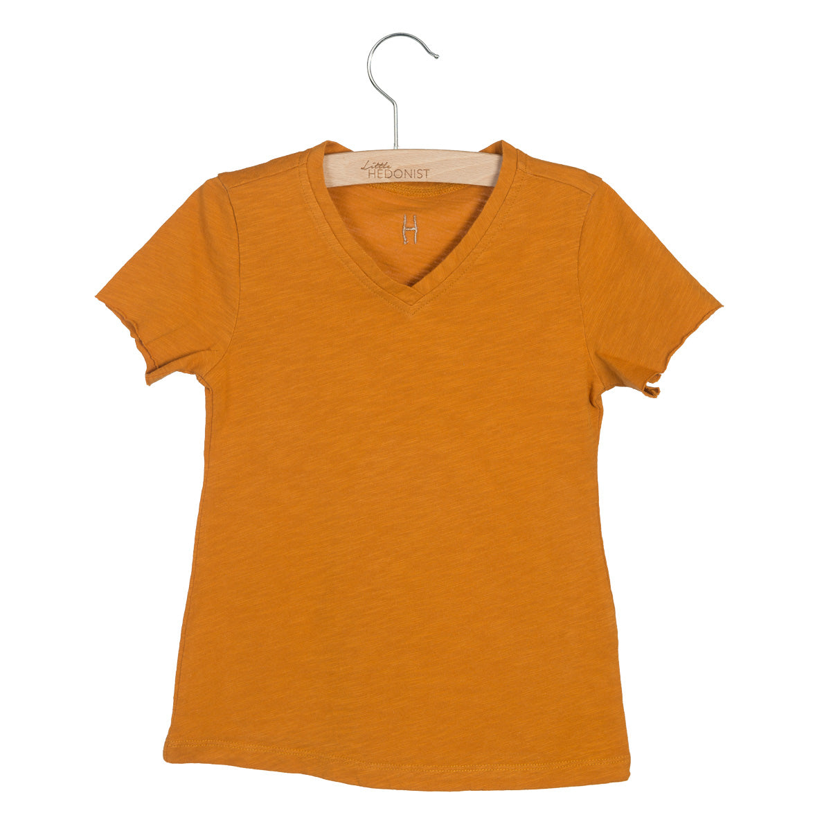 LITTLE HEDONIST - T-shirt à manches courtes marron neuf - 12 mois