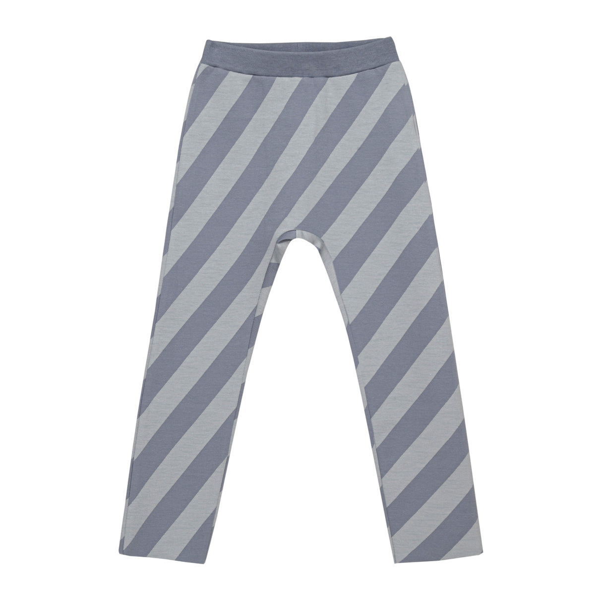 LITTLE HEDONIST - Pantalon à rayures violet et bleu neuf - 12 mois